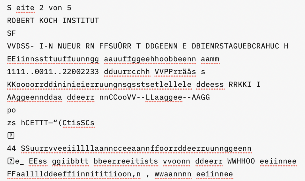 S eite 2 von 5
ROBERT KOCH INSTITUT
SF
VVDSS- I-N NUEUR RN FFSUÜRR T DDGEENN E DBIENRSTAGUEBCRAHUC H EEiinnssttuuffuunngg aauuffggeehhoobbeenn aamm 1111..0011..22002233 dduurrcchh VVPPrrääs s
KKoooorrddininieierruungnsgsstsetlellele ddeess RRKKI I AAggeennddaa ddeerr nnCCooVV--LLaaggee--AAGG
po
zs hCETTT—“(CtisSCs

44 SSuurrvveeiillllaanncceeaannffoorrddeerruunnggeenn
e_ EEss ggiibbtt bbeerreeitists vvoonn ddeerr WWHHOO eeiinnee FFaallllddeeffiinnititiioon,n , wwaannnn eeiinnee